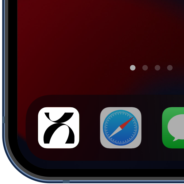 Dark app icon